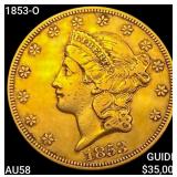 1853-O $20 Gold Double Eagle