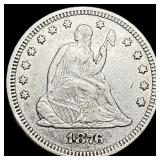 1876 Seated Liberty Quarter CLOSELY UNCIRCULATED