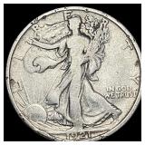 1921-D Walking Liberty Half Dollar NICELY CIRCULAT