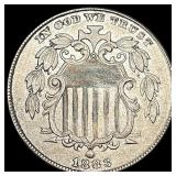 1883 Shield Nickel CLOSELY UNCIRCULATED