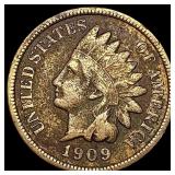 1909-S Indian Head Cent NICELY CIRCULATED
