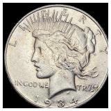 1934 Peace Dollar CLOSELY UNCIRCULATED
