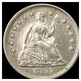 1857 Seated Liberty Half Dime