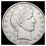 1910-S Barber Half Dollar ABOUT UNCIRCULATED
