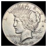 1928 Peace Dollar LIGHTLY CIRCULATED