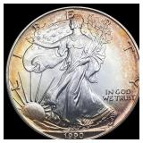 1990 American Silver Eagle SUPERB GEM BU