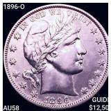 1896-O Barber Half Dollar CHOICE AU