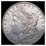 1891-S Morgan Silver Dollar CHOICE BU