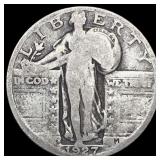 1927-S Standing Liberty Quarter NICELY CIRCULATED
