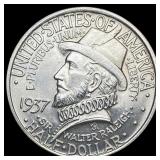 1937 Roanoke Island Half Dollar GEM BU