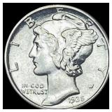 1935 Mercury Dime CHOICE BU