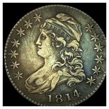 1814 Capped Bust Half Dollar CLOSELY UNCIRCULATED