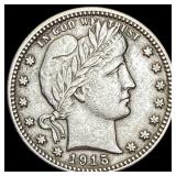 1915 Barber Quarter CLOSELY UNCIRCULATED