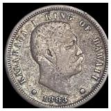 1883 Hawaii Dime LIGHTLY CIRCULATED