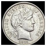 1911-S Barber Dime UNCIRCULATED