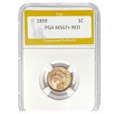 1899 Indian Head Cent PGA MS67+ RED