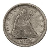 1875-S Twenty Cent Piece VF