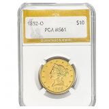 1852-O $10 Gold Eagle PGA MS61