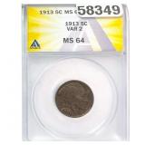 1913 5C Type 2 ANACS MS64