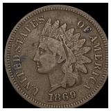 1869 Indian Head Cent NICELY CIRCULATED