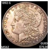 1892-S Morgan Silver Dollar