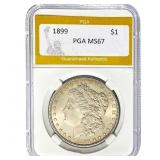 1899 Morgan Silver Dollar PGA MS67