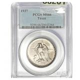 1937 Texas Half Dollar PCGS MS66