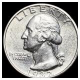 1932-S Washington Quarter NEARLY UNCIRCULATED