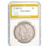 1897-O Morgan Dollar PGA MS62+