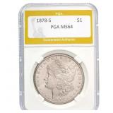 1878-S Morgan Dollar PGA MS64