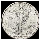1917-S Walking Liberty Half Dollar CLOSELY UNCIRCU