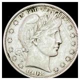 1908-D Barber Half Dollar HIGH GRADE