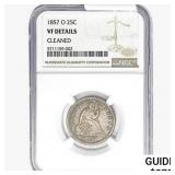 1857-O Seated Liberty Quarter NGC VFDetails