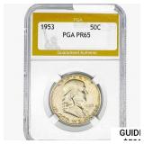 1953 Franklin Half Dollar PGA PR65