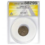 1944 1C Major Die Break ANACS EF45