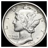 1918 Mercury Dime CLOSELY UNCIRCULATED