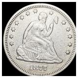 1877 Seated Liberty Quarter NEARLY UNCIRCULATED