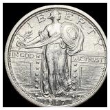 1917 Standing Liberty Quarter GEM BU