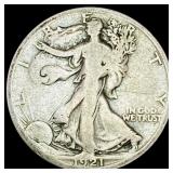 1921-D Walking Liberty Half Dollar