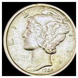 1924 Mercury Dime