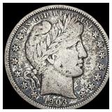 1903-O Barber Half Dollar LIGHTLY CIRCULATED