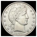 1907 Barber Half Dollar UNCIRCULATED