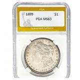 1899 Morgan Silver Dollar PGA MS63