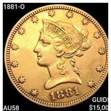 1881-O $10 Gold Eagle