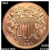 1864 Two Cent Piece