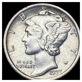 1923 Mercury Dime CHOICE AU
