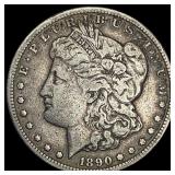 1890-CC Morgan Silver Dollar LIGHTLY CIRCULATED