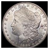 1887 Morgan Silver Dollar CLOSELY UNCIRCULATED