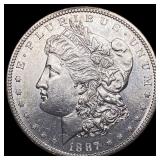 1887-S Morgan Silver Dollar CLOSELY UNCIRCULATED