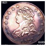 1821 Capped Bust Quarter CHOICE AU
